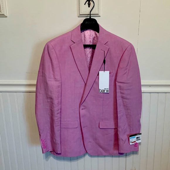 Suits & Blazers Pink Linen Blazer Never Worn Just Didnt Fit Nwt